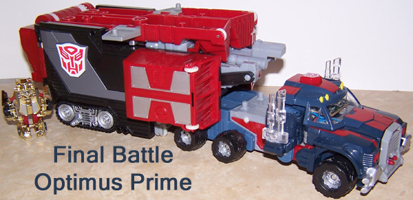 Final Battle Optimus Prime with Corona Sparkplug