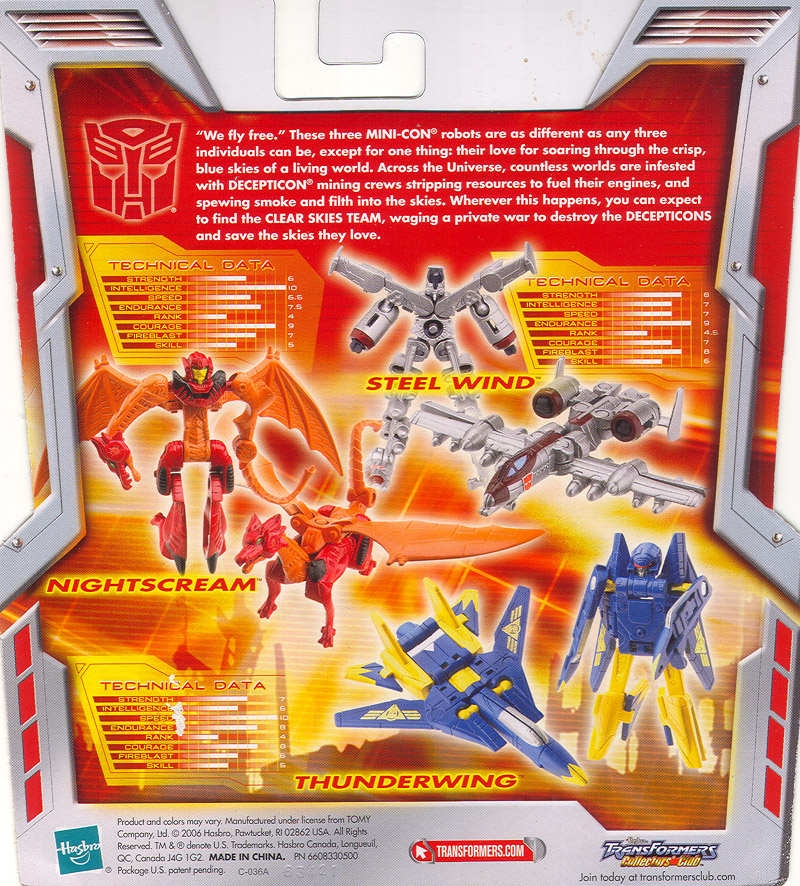 transformers in the skies toys