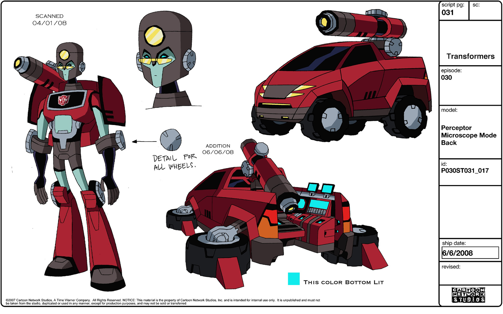 Transformers animated perceptor